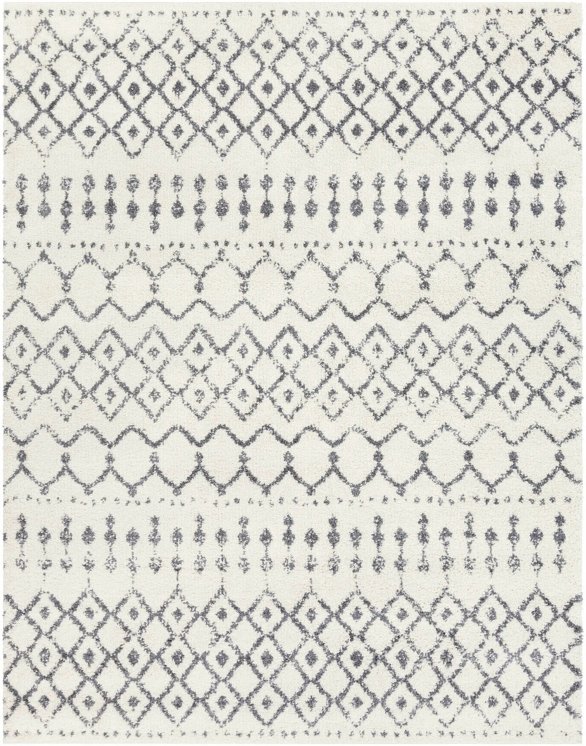 White Gray Navassa Rug - Clearance, photo 8 of 14
