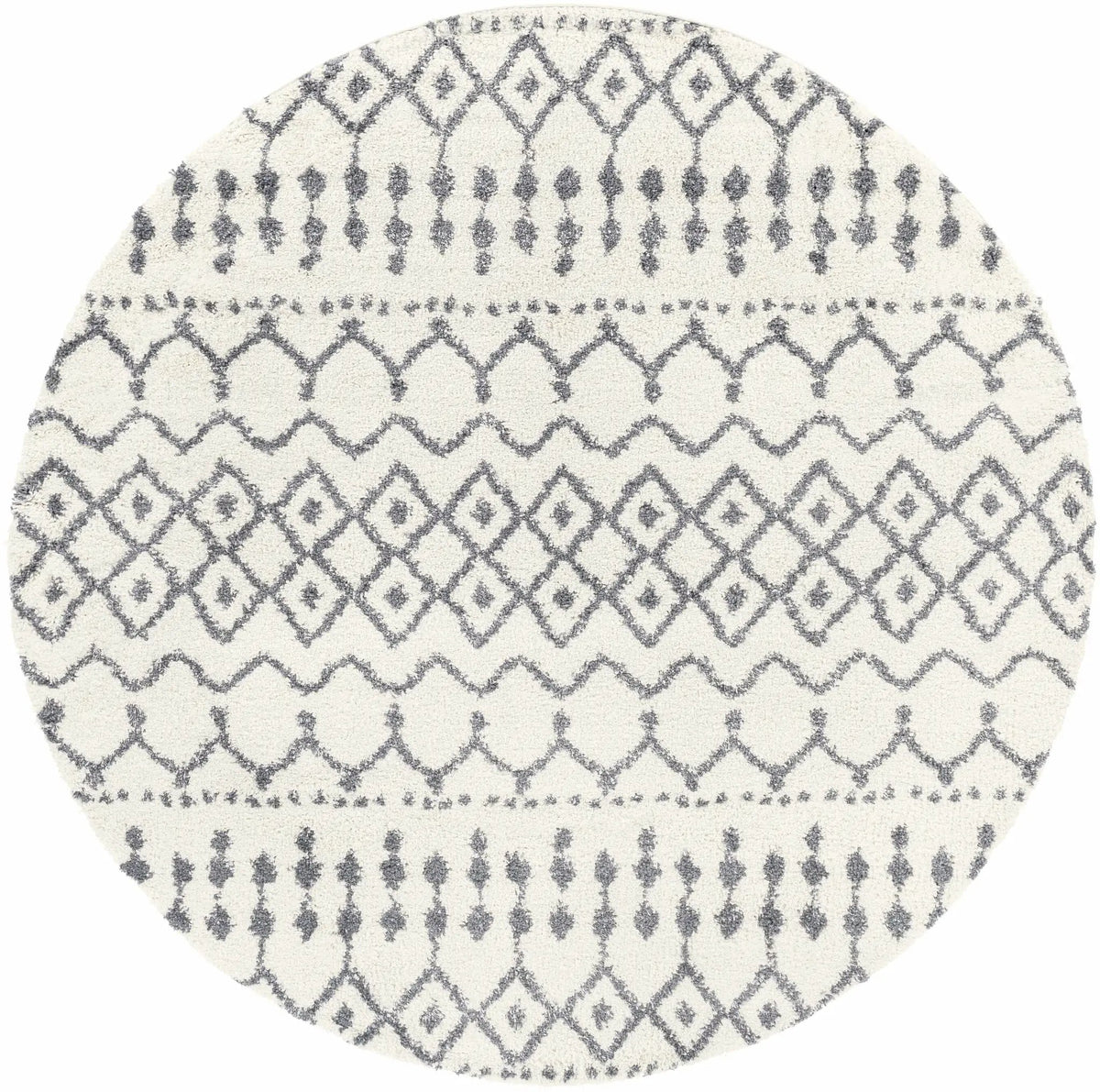 White Gray Navassa Rug - Clearance, photo 3 of 14