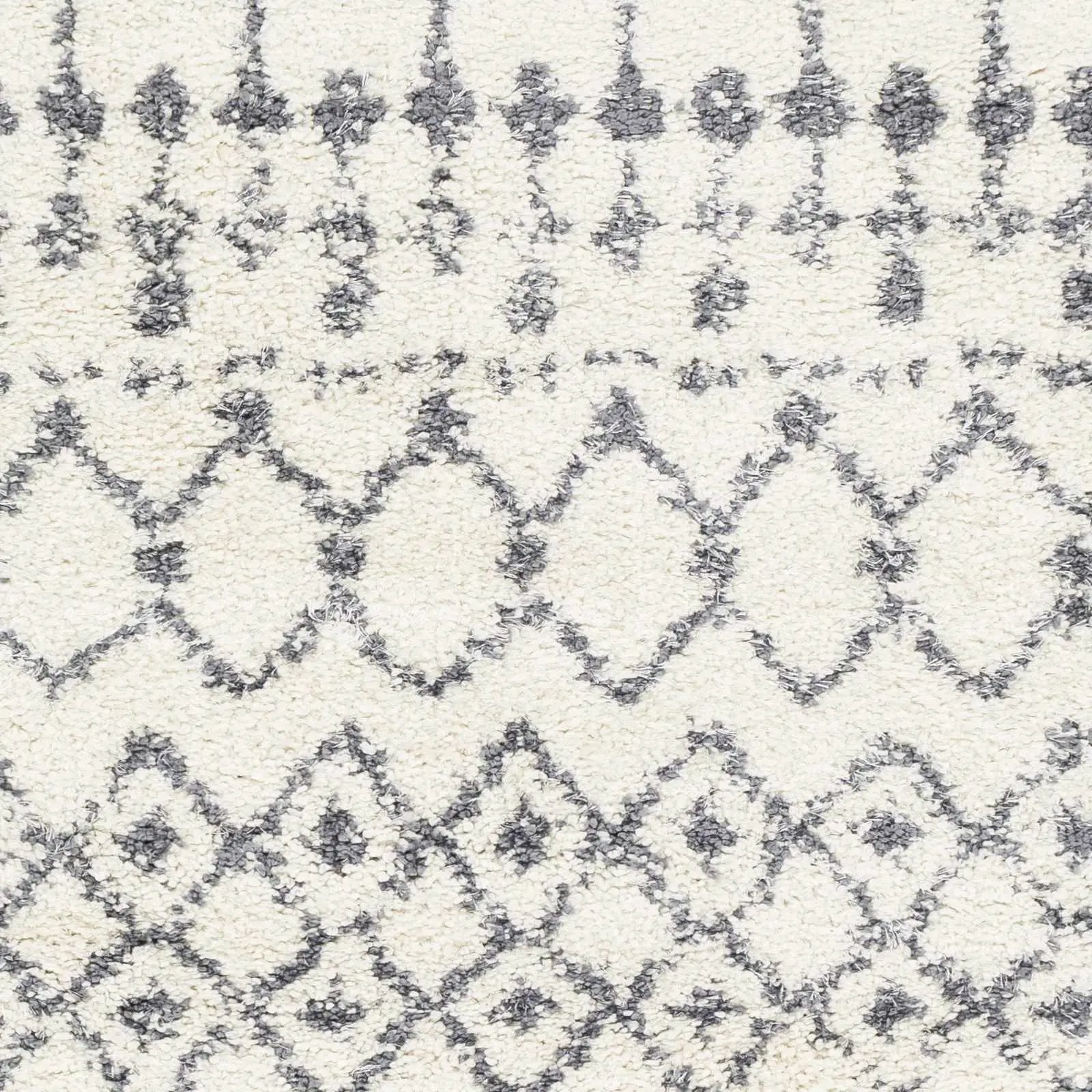 White Gray Navassa Rug - Clearance by Boutique Rugs
