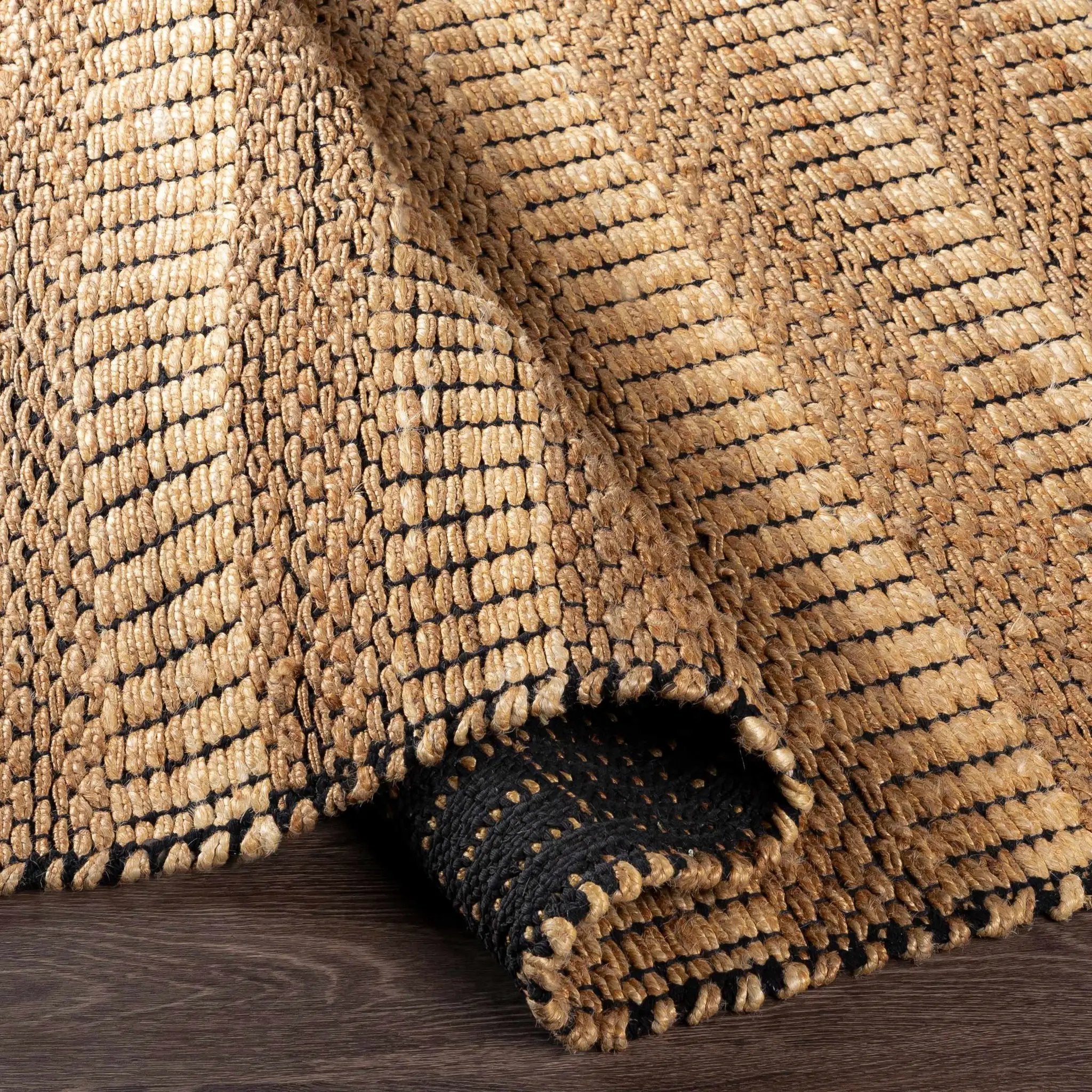 Beige Numurkah Braided Jute Area Rug - Clearance by Boutique Rugs