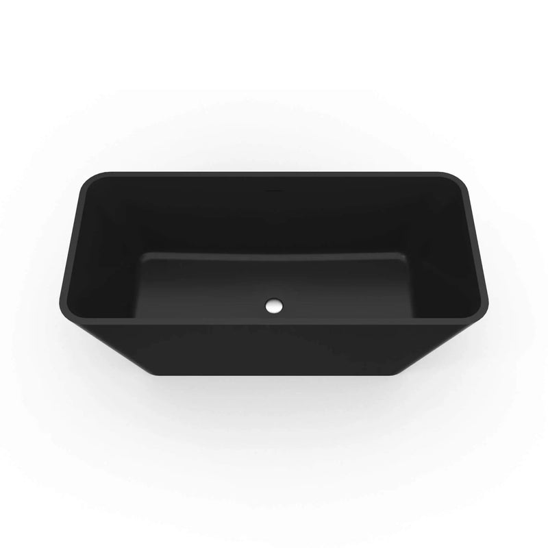 Nuvia 67-Inch Luxury Freestanding Solid Surface Soaking Bathtub (SAK51920) by SAKSBY WHOLESALE