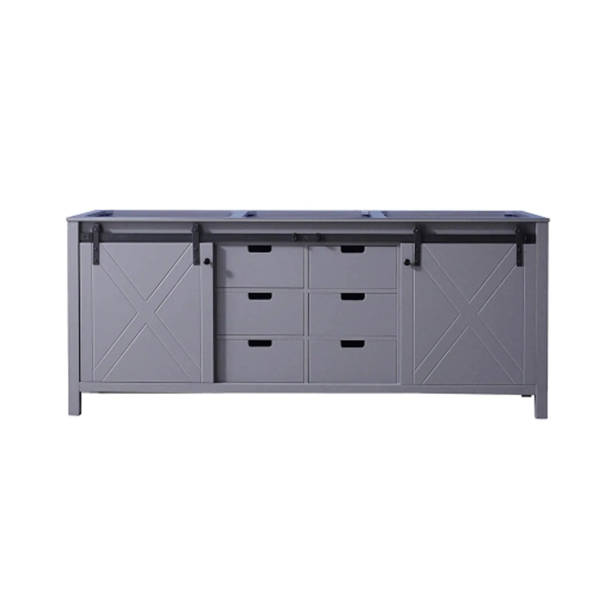 Nuvia 80-Inch Fully Assembled Double Bath Vanity With Soft Close Cabinets [No Countertop] (SAK53904) by SAKSBY WHOLESALE