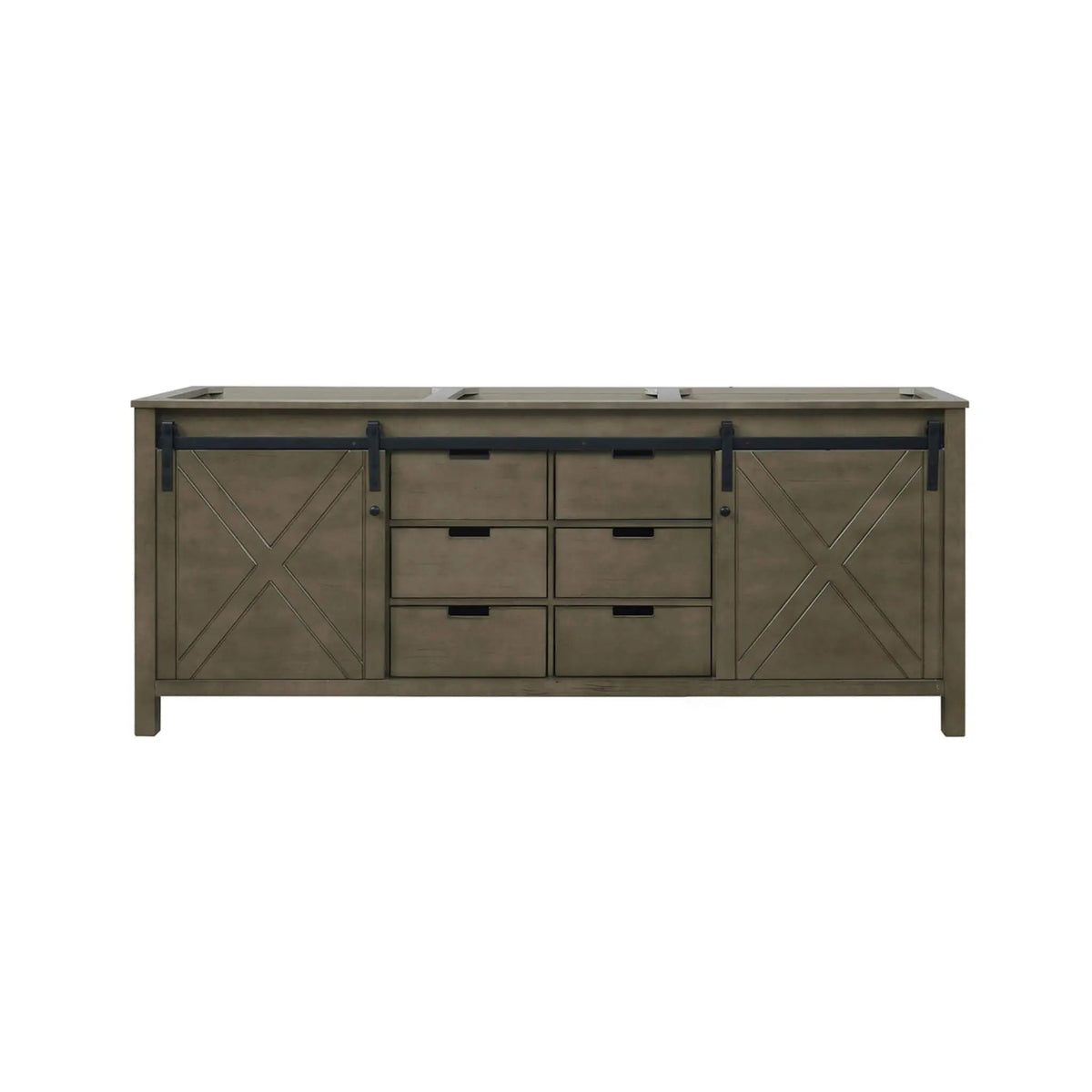 Nuvia 80-Inch Fully Assembled Double Bath Vanity With Soft Close Cabinets [No Countertop] (SAK53904) by SAKSBY WHOLESALE