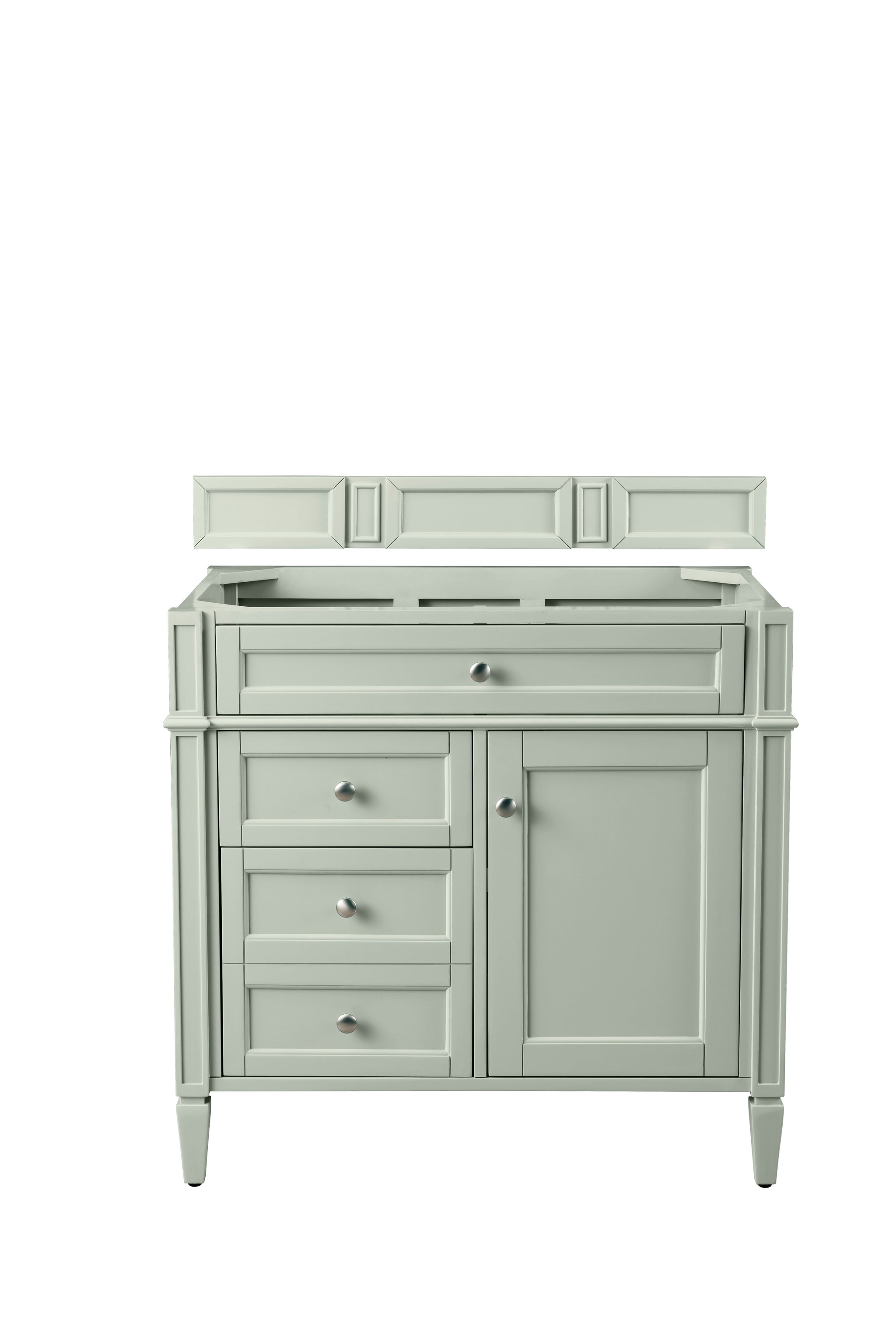 James Martin Brittany 36" Single Bathroom Vanity, Sage Green, view 12