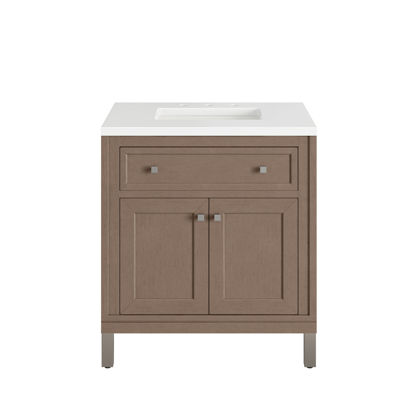 James Martin Chicago 30" Single Bathroom Vanity, Walnut Whisper, view 39