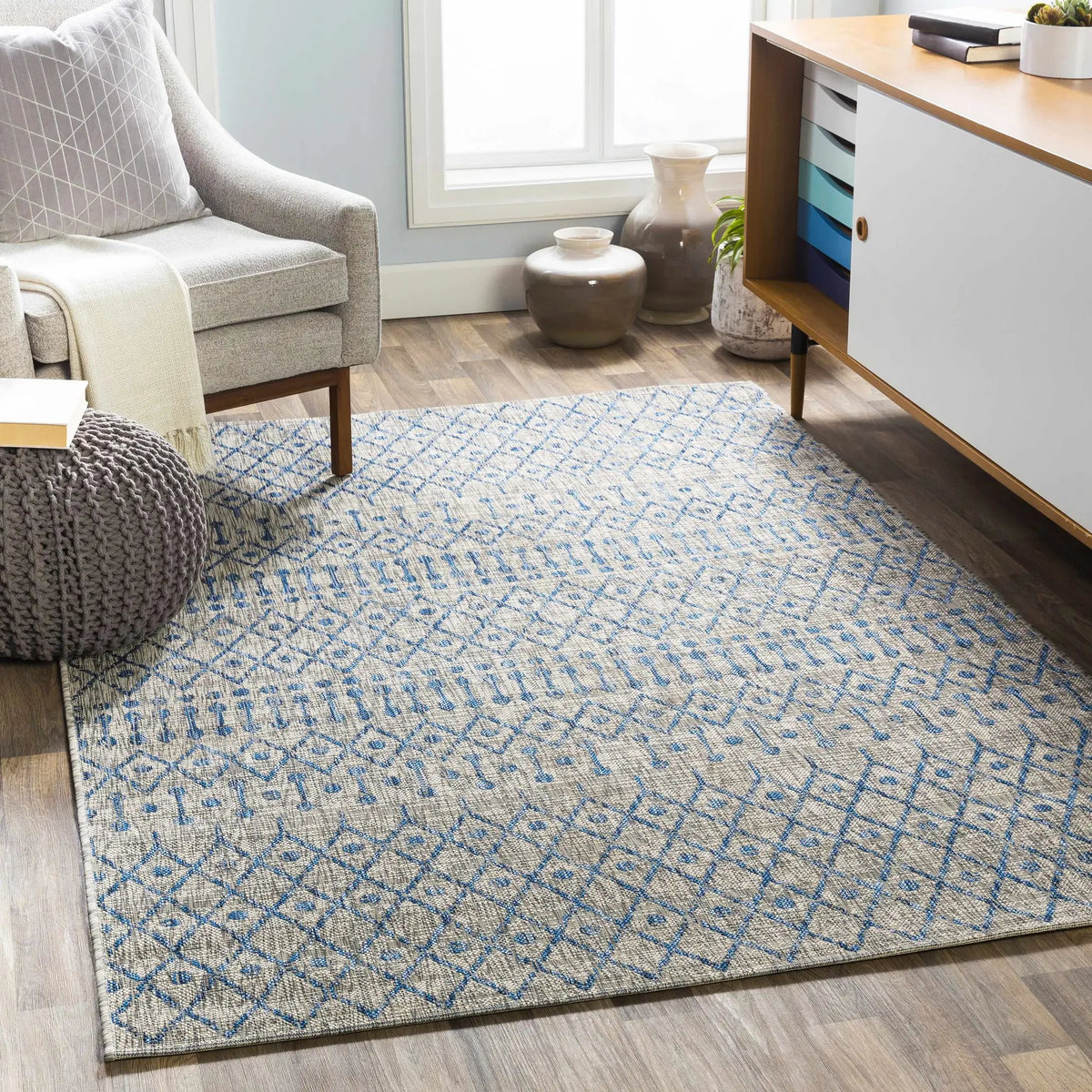 Newbern Outdoor Rug - Clearance, installed in a room 2