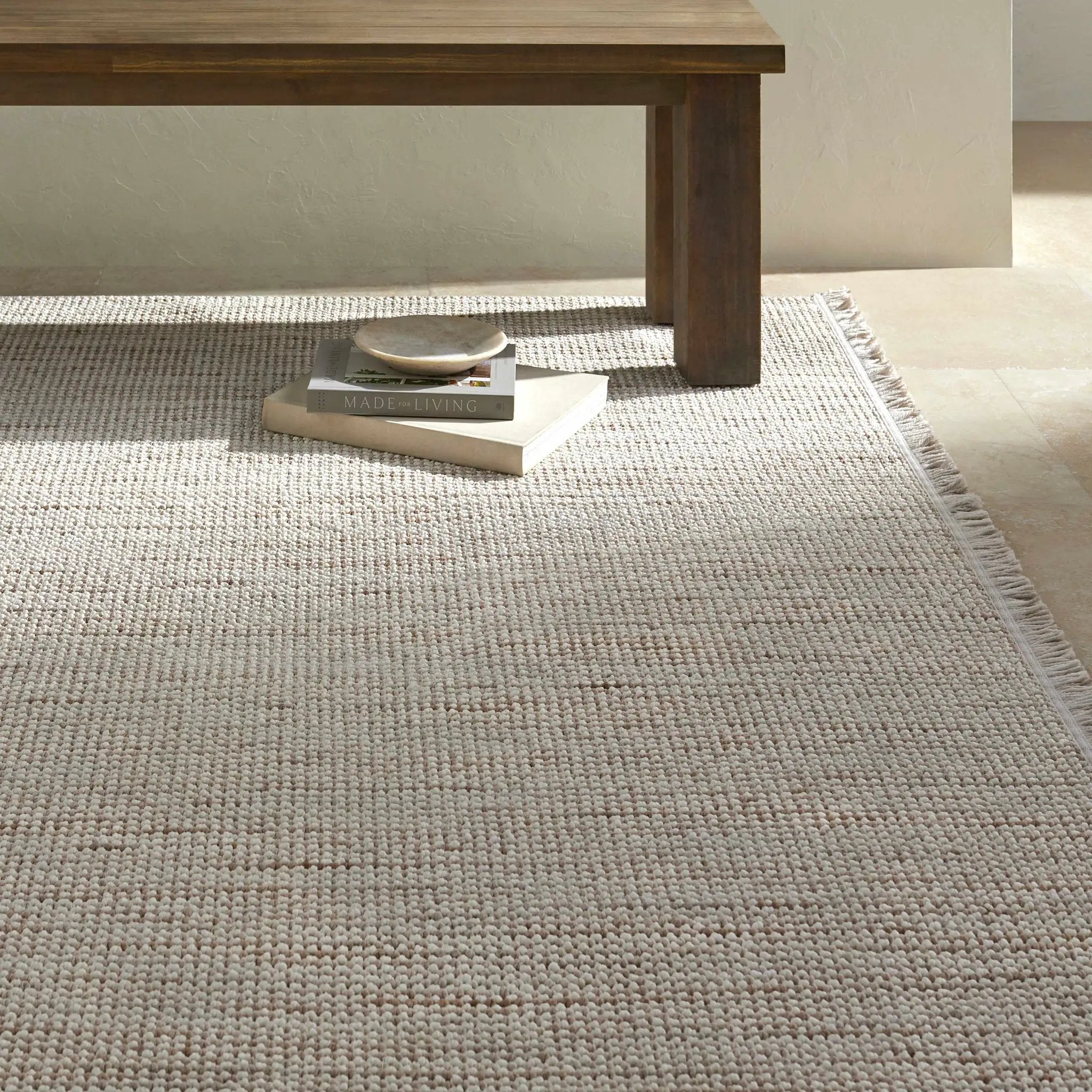 Gowan Beige Area Rug by Hauteloom