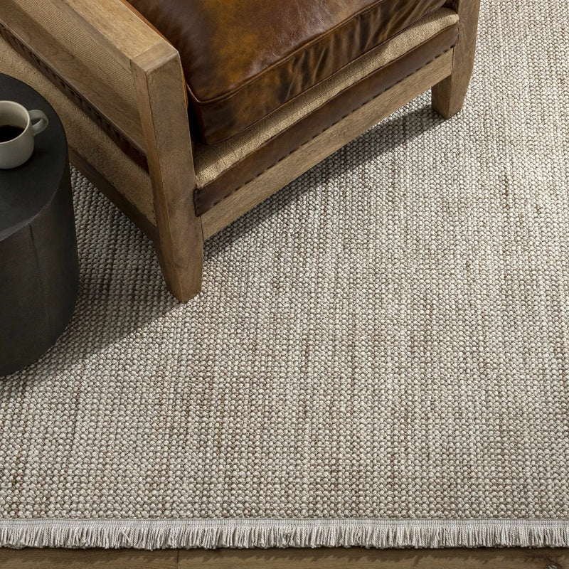 Gowan Beige Area Rug by Hauteloom