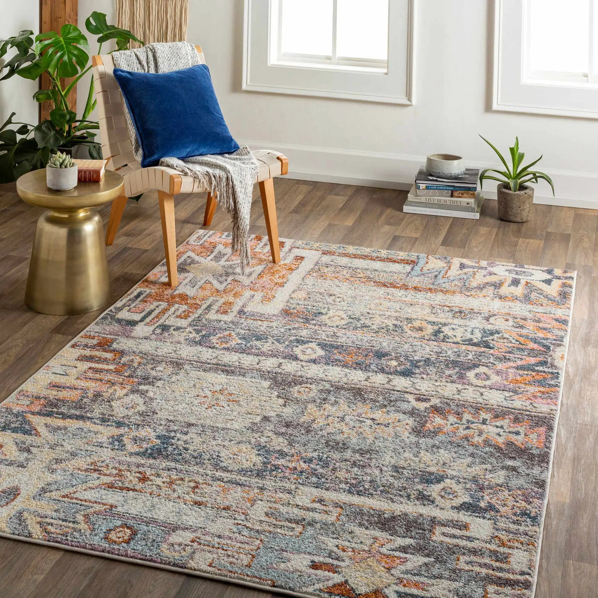 Blackmoor Aztec Area Rug, installed in a room 4