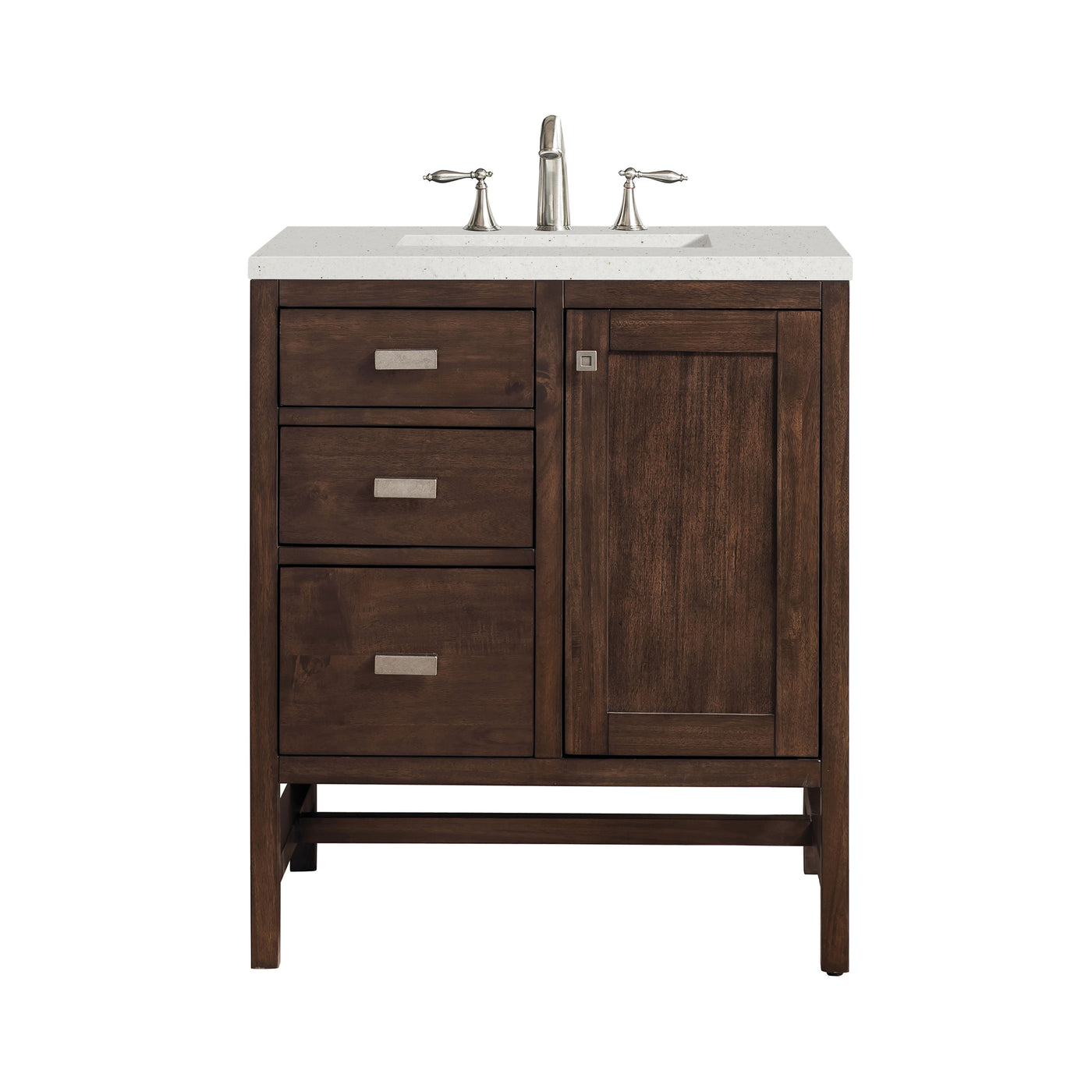 James Martin Addison 30" Single Bathroom Vanity, Mid-Century Acacia, view 17