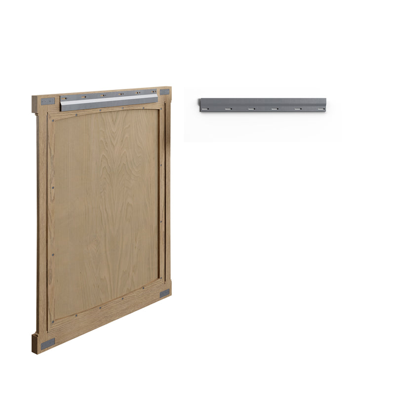James Martin Kinnsden 30" Mirror, Weathered Oak, view 9