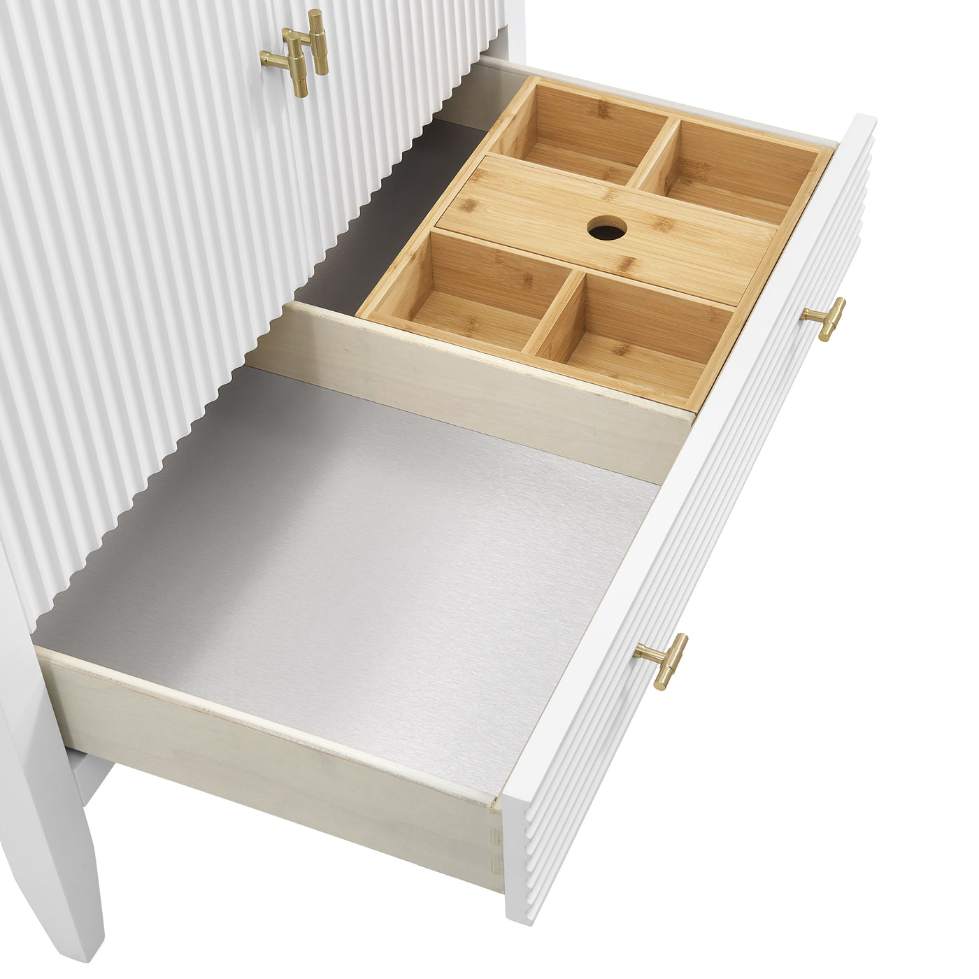 James Martin Myrrin 36" Single Bathroom Vanity, Bright White, view 33