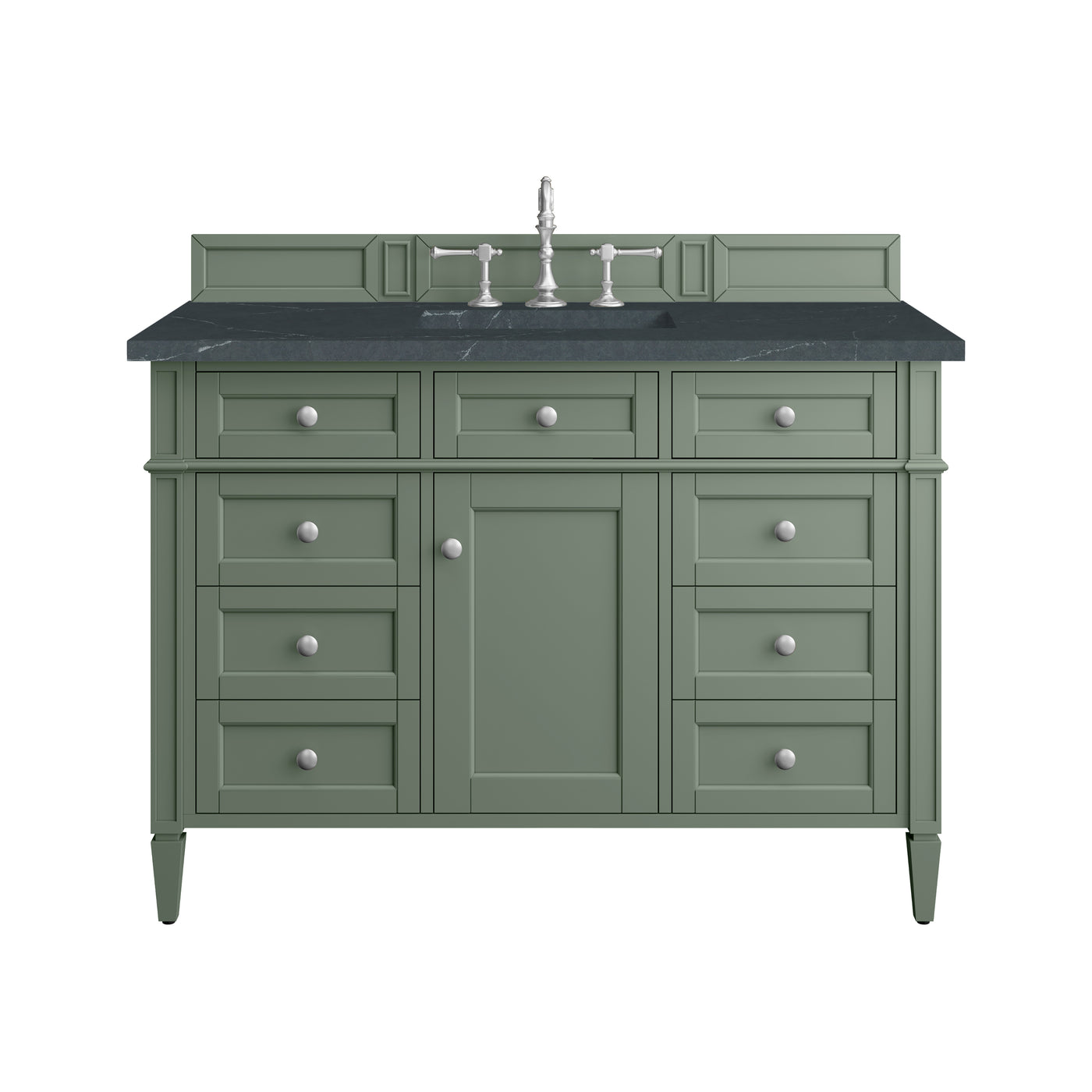 James Martin Brittany 48" Single Bathroom Vanity, Smokey Celadon, view 23