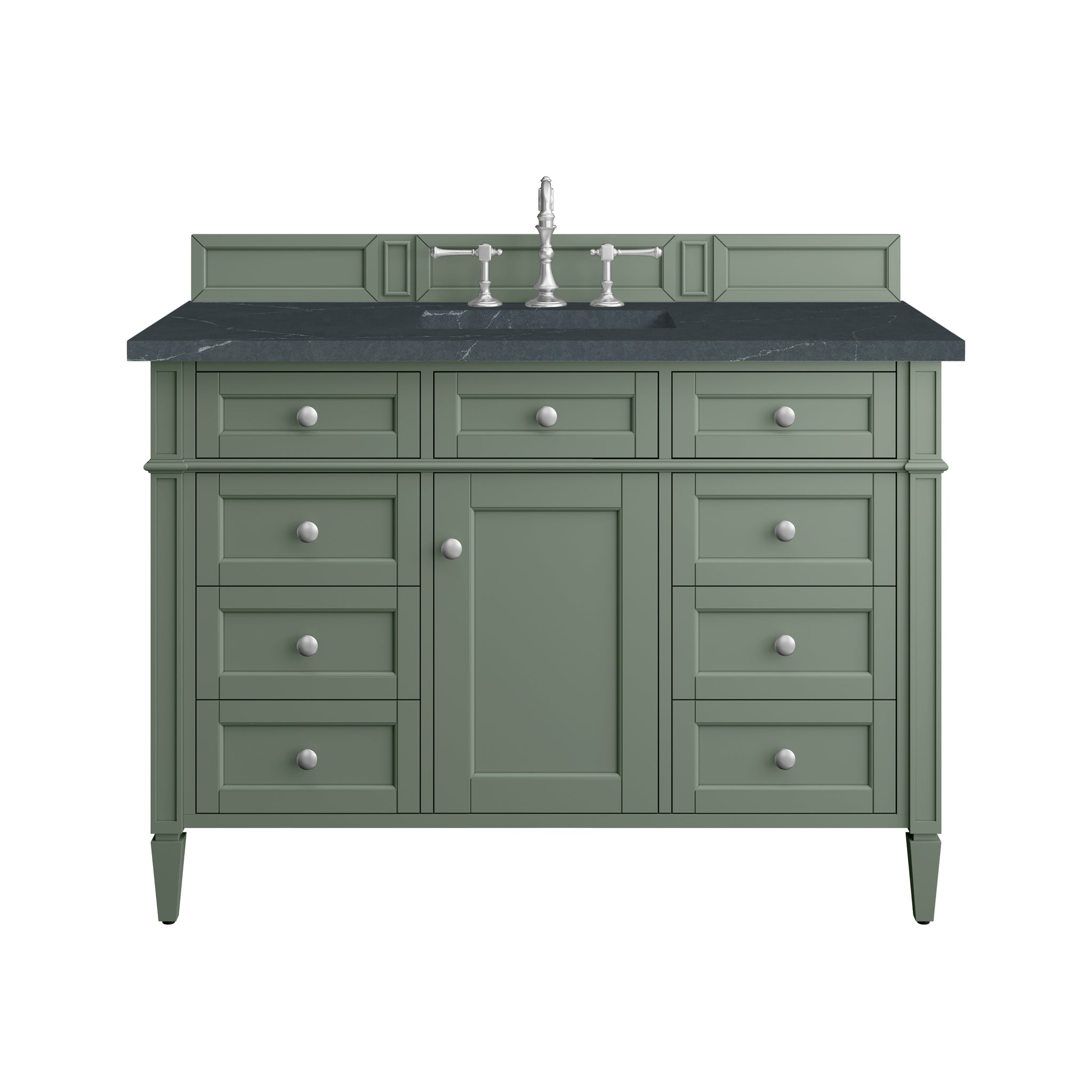 James Martin Brittany 48" Single Bathroom Vanity, Smokey Celadon, view 23