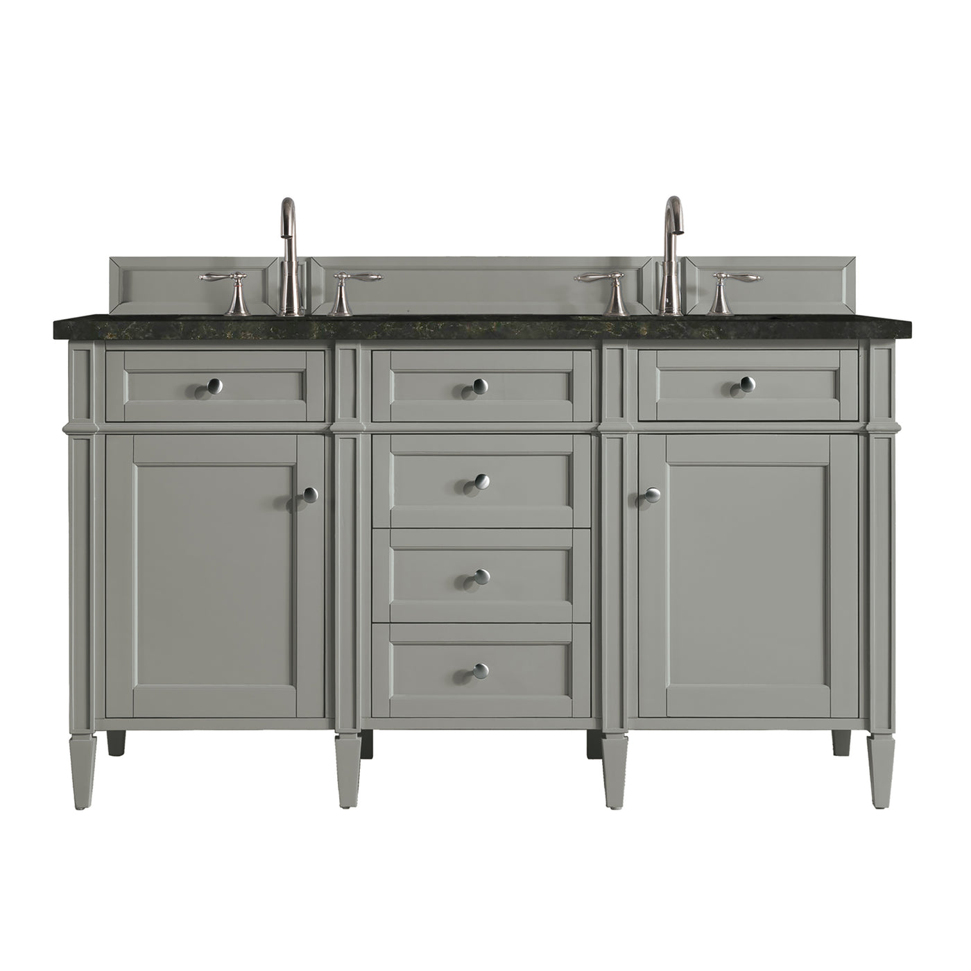 James Martin Brittany 60" Double Bathroom Vanity, Urban Gray, view 36