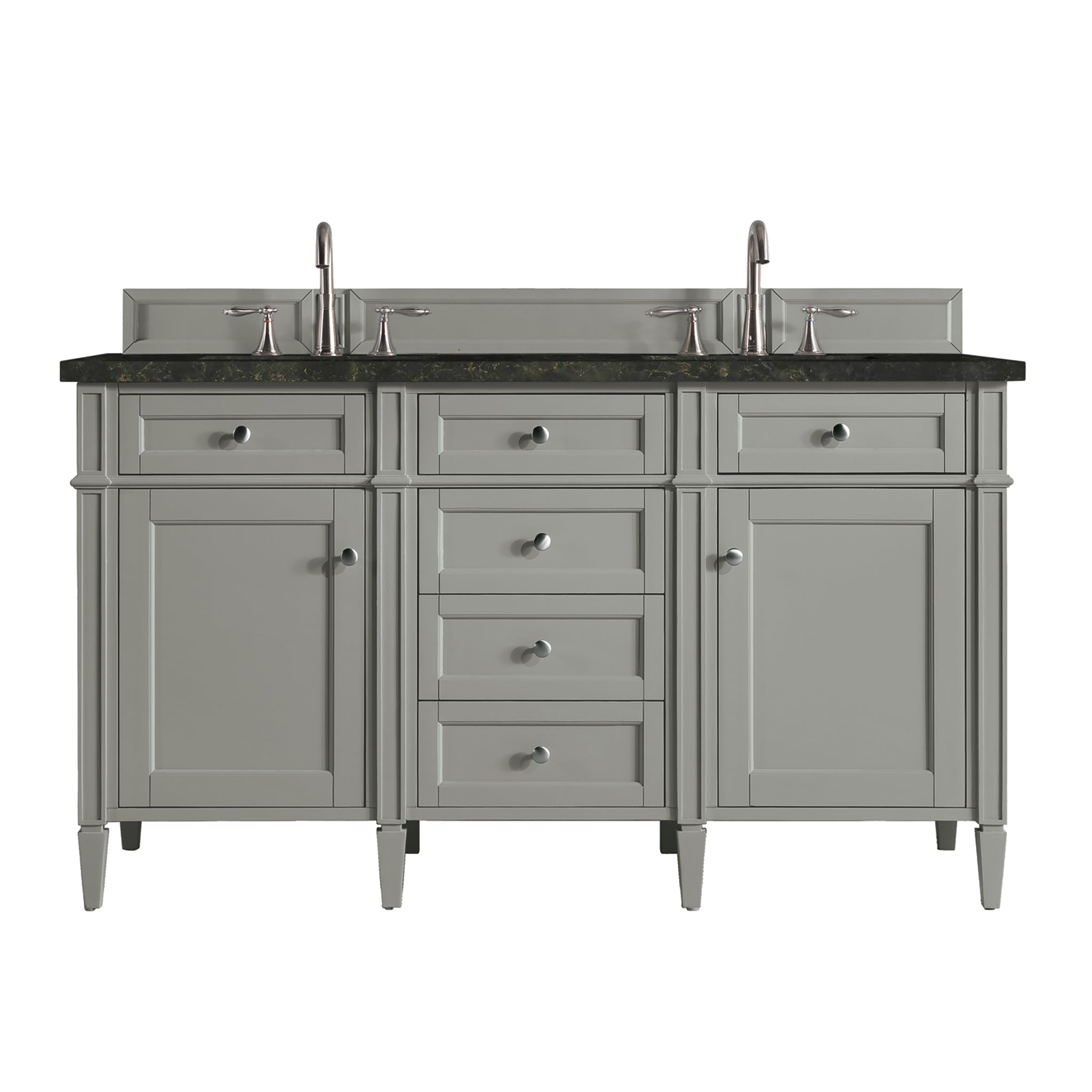 James Martin Brittany 60" Double Bathroom Vanity, Urban Gray, view 36