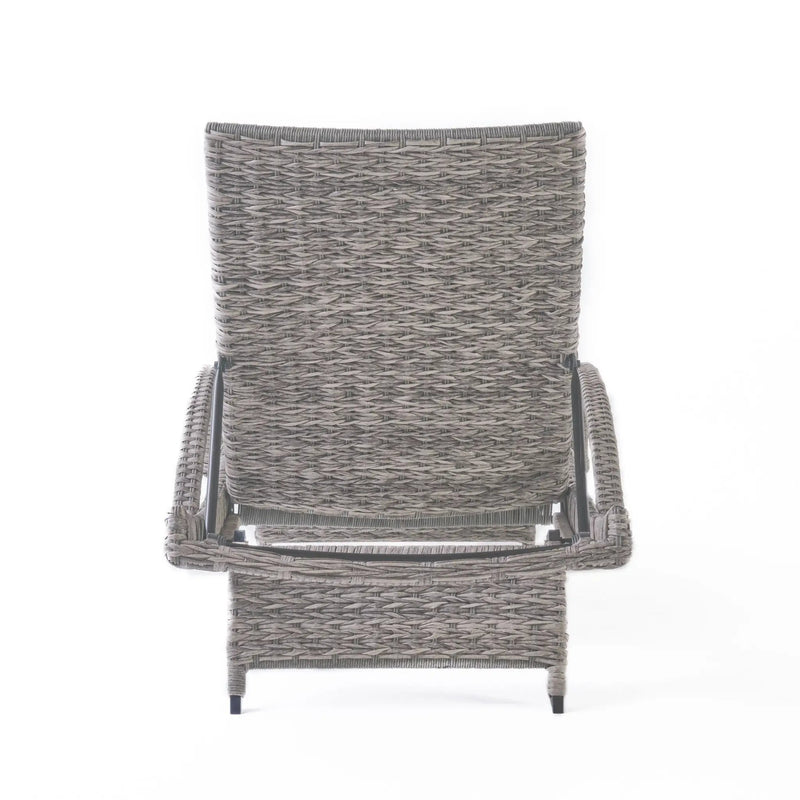 Crete Wicker Chaise Lounge by HouseOfZazla