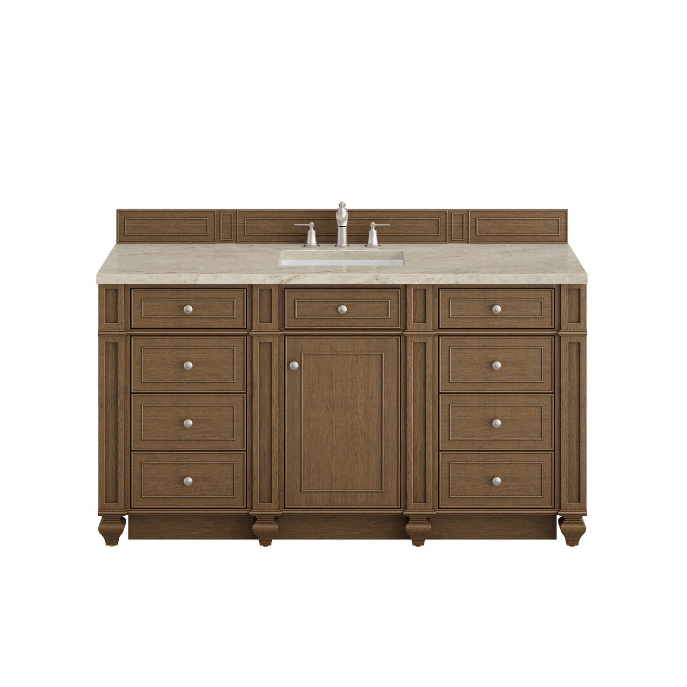 James Martin Bristol 60" Single Bathroom Vanity, Saddle Brown, view 40