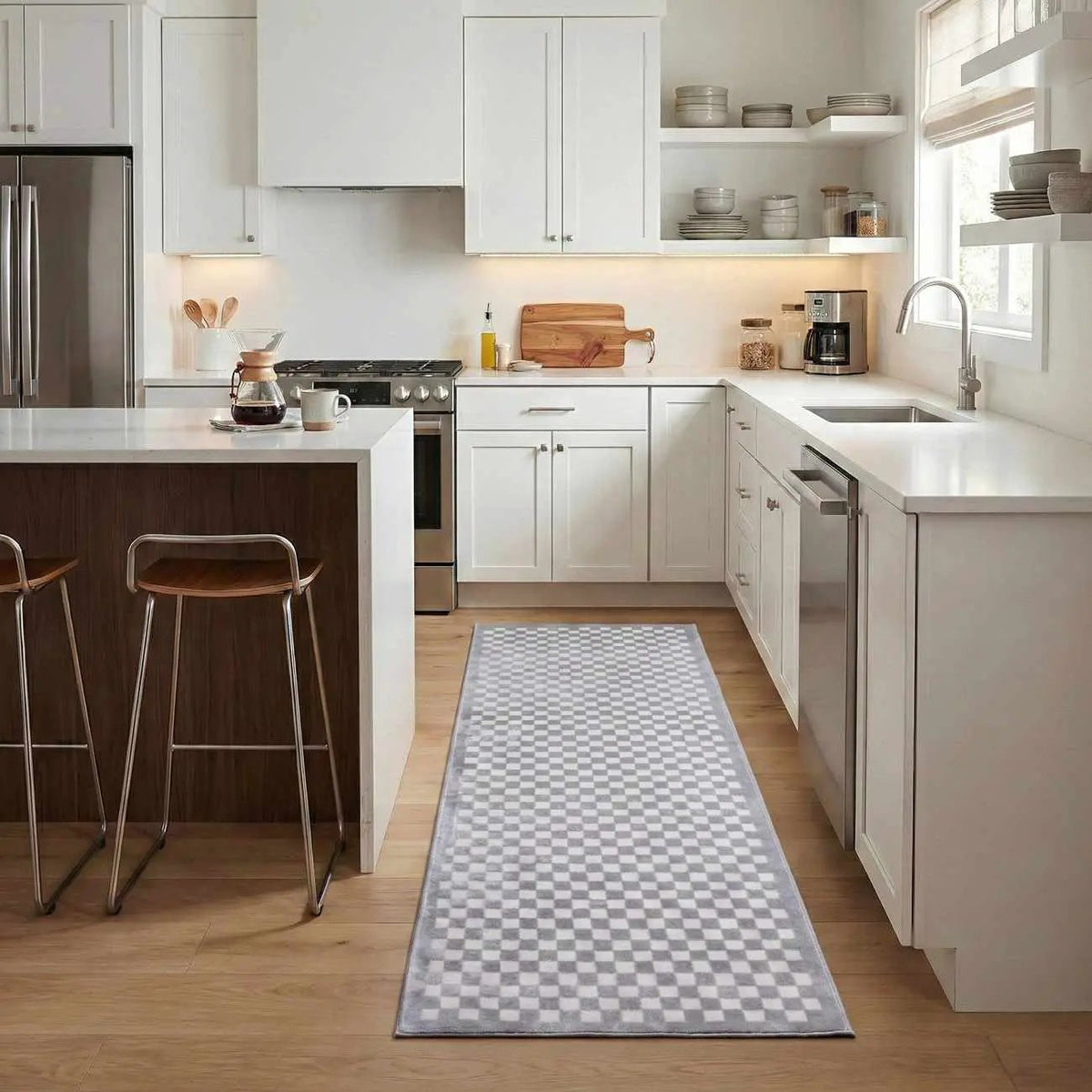 Gaiwan Cream Gray Washable Area Rug, photo 13 of 13