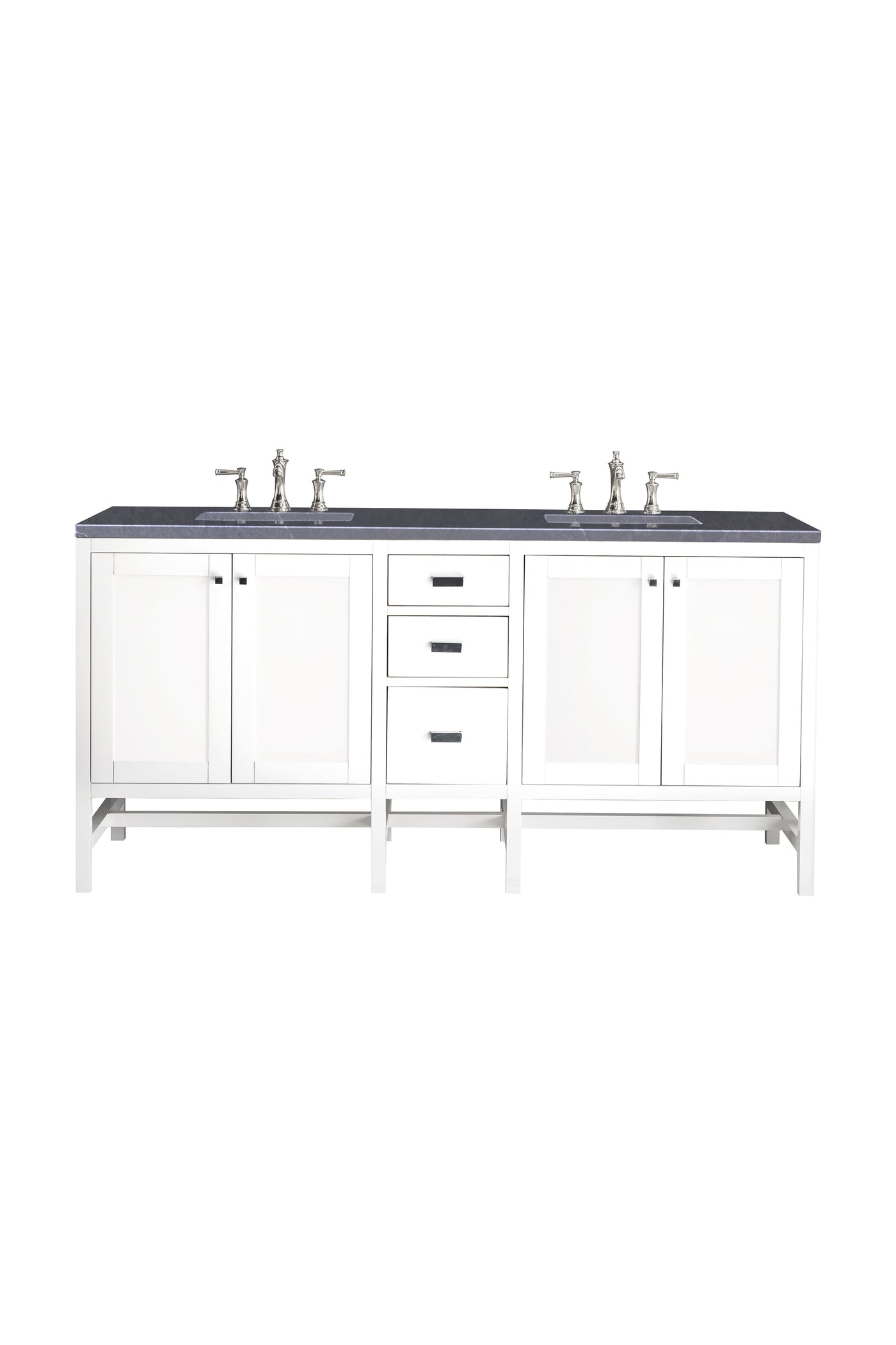 James Martin Addison 72" Double Bathroom Vanity, Glossy White, view 19