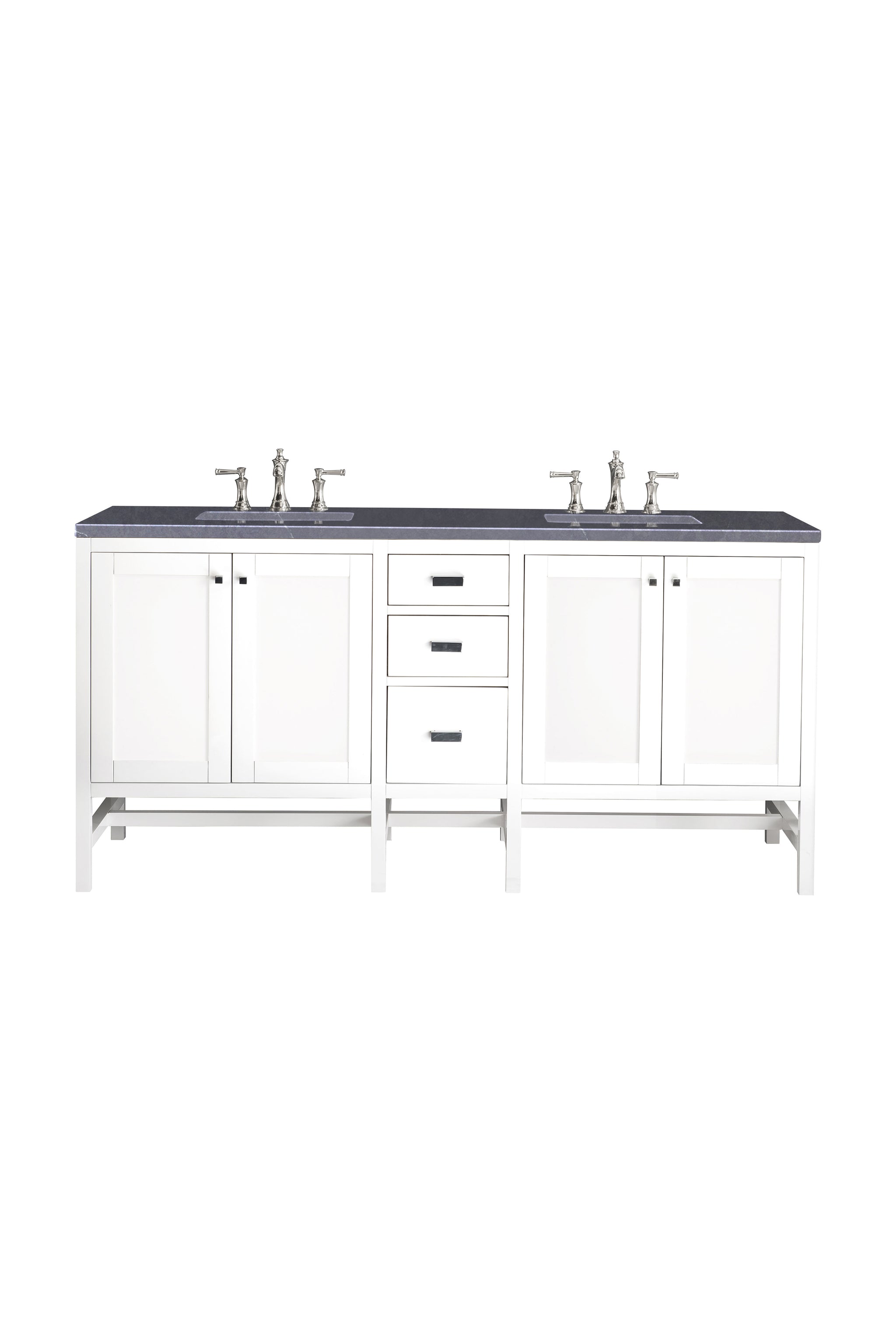 James Martin Addison 72" Double Bathroom Vanity, Glossy White, view 19