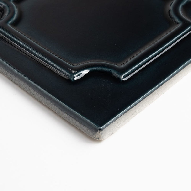 Obsidian Crackled Era Ombre Ceramic Accent Tiles 6x6 Ceramic Crackled 6x6 Accent Tiles — 3