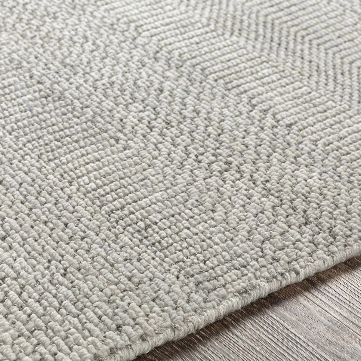 Ocate Gray Wool Area Rug - Clearance, photo 5 of 9