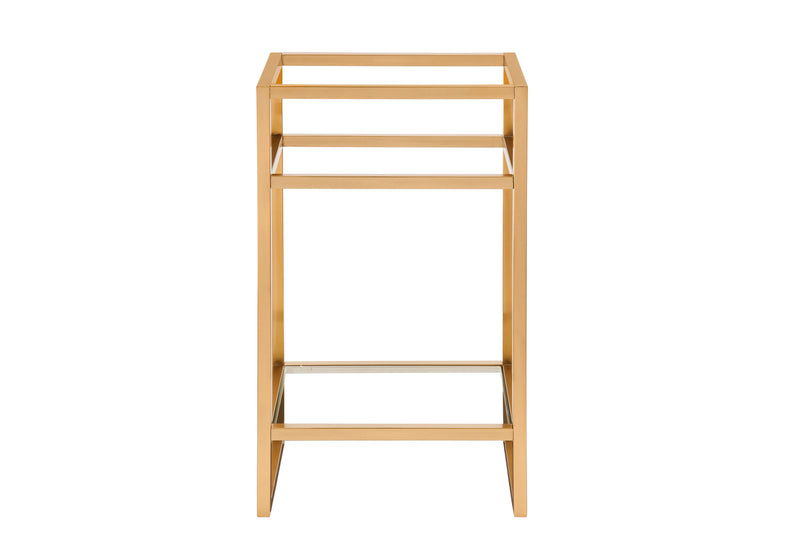 James Martin Boston 20" Console Base, Radiant Gold