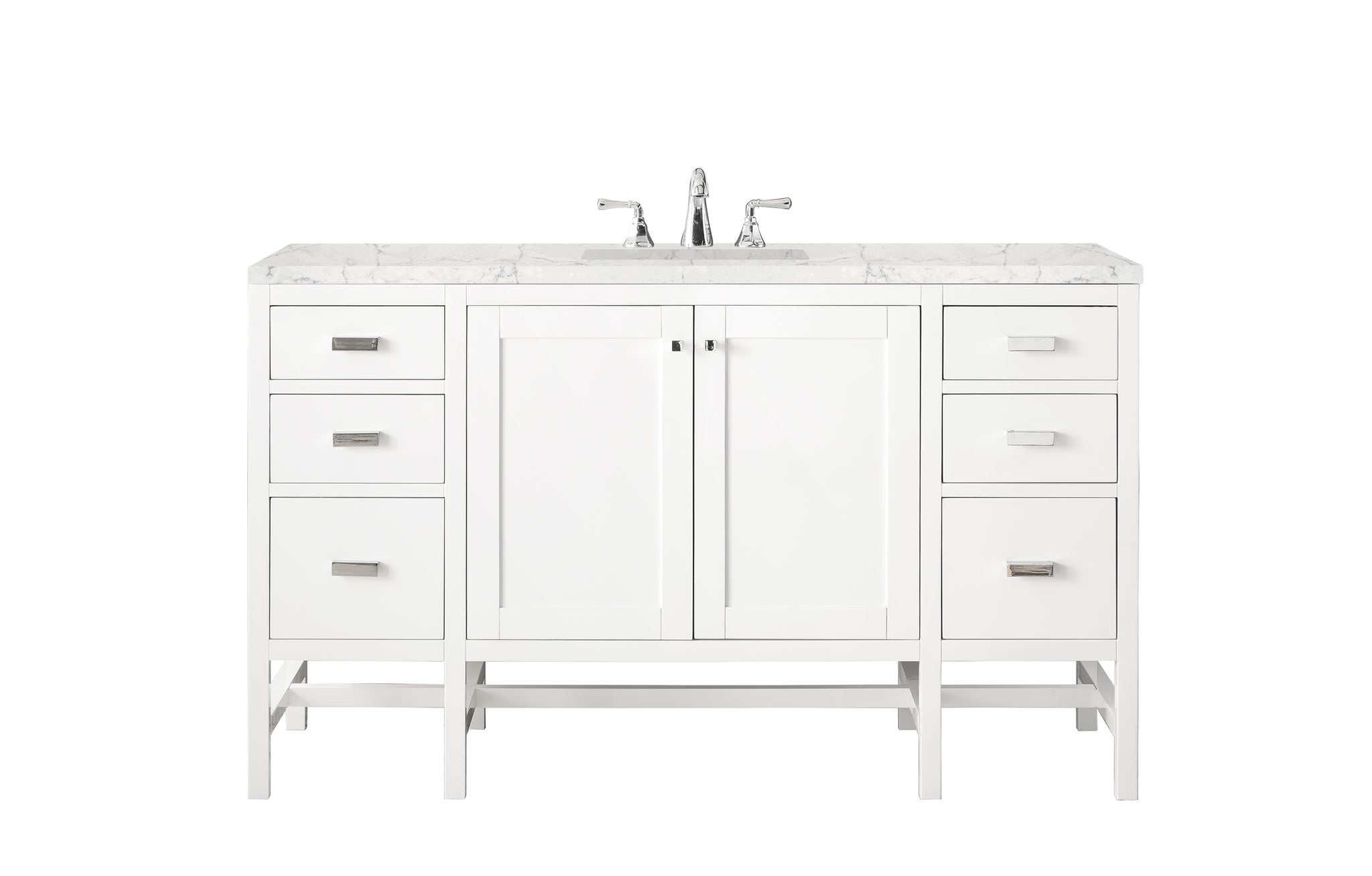 James Martin Addison 60" Single Bathroom Vanity, Glossy White, view 38