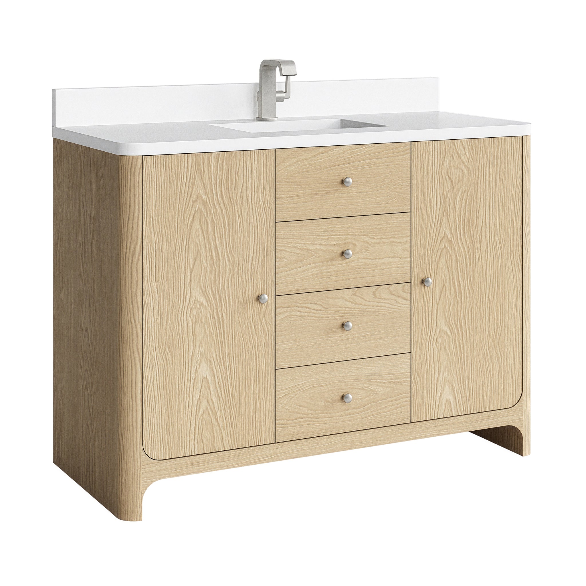 James Martin Gracyn 48" Single Bathroom Vanity, Coastal Driftwood, view 24