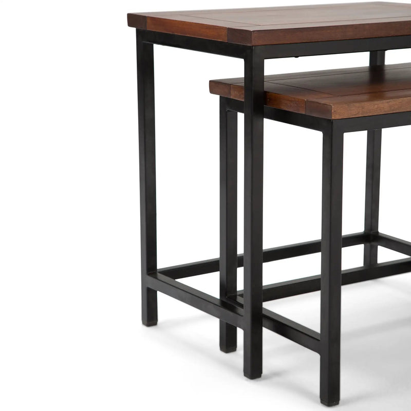Skyler - 2 Pc Nesting Side Table - Dark by HouseOfZazla