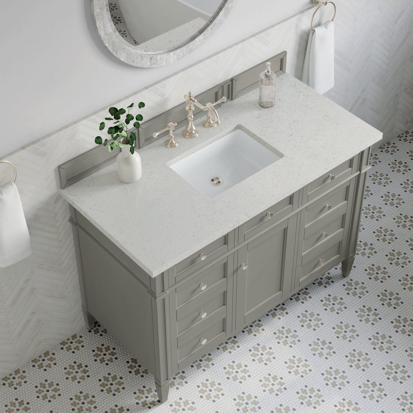 James Martin Brittany 48" Single Bathroom Vanity, Urban Gray, view 31