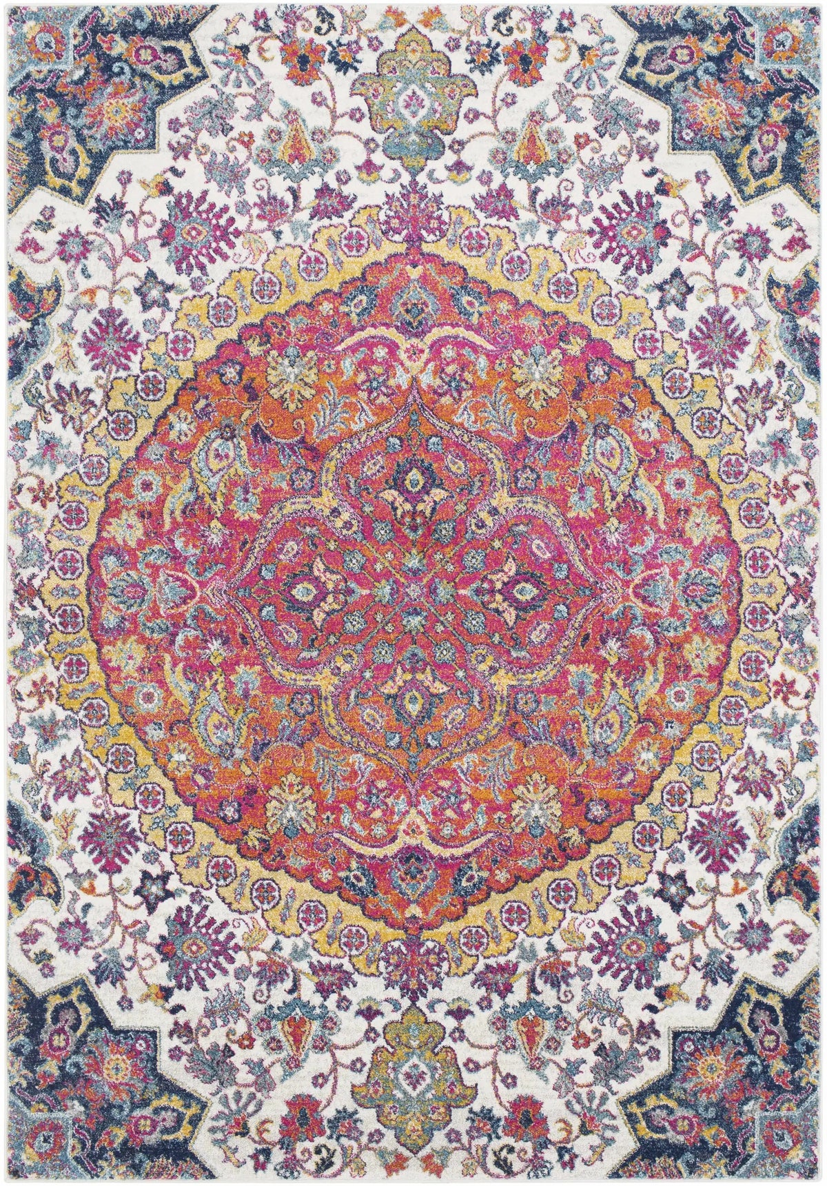 Burgandy Ojus Area Rug - Clearance