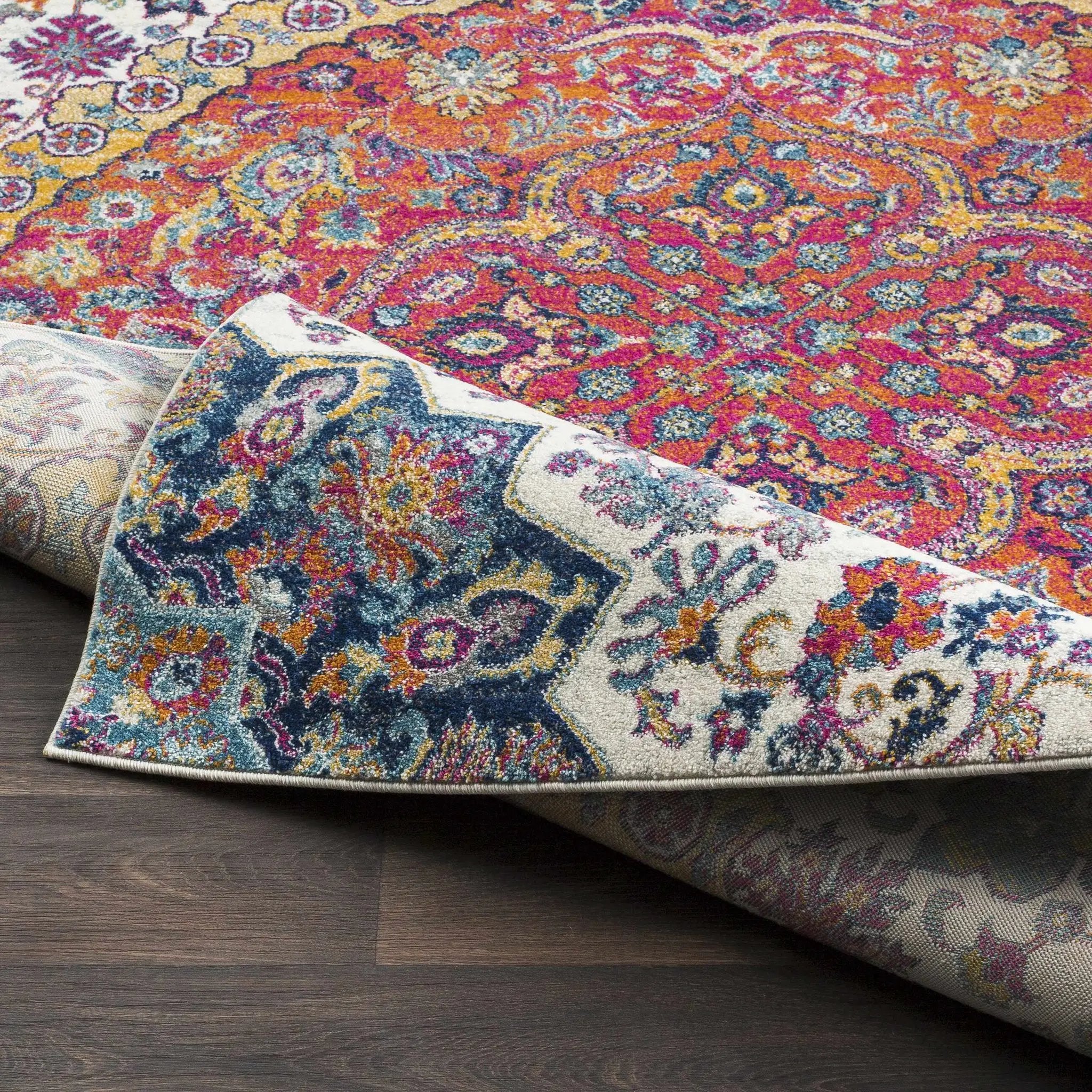 Burgandy Ojus Area Rug - Clearance by Boutique Rugs