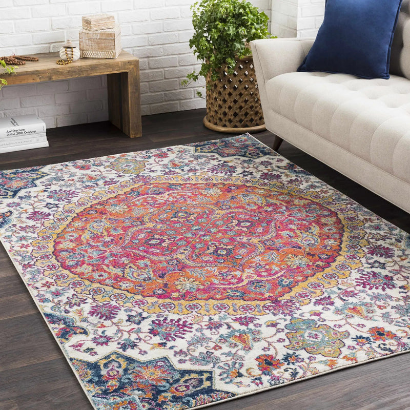 Burgandy Ojus Area Rug - Clearance by Boutique Rugs