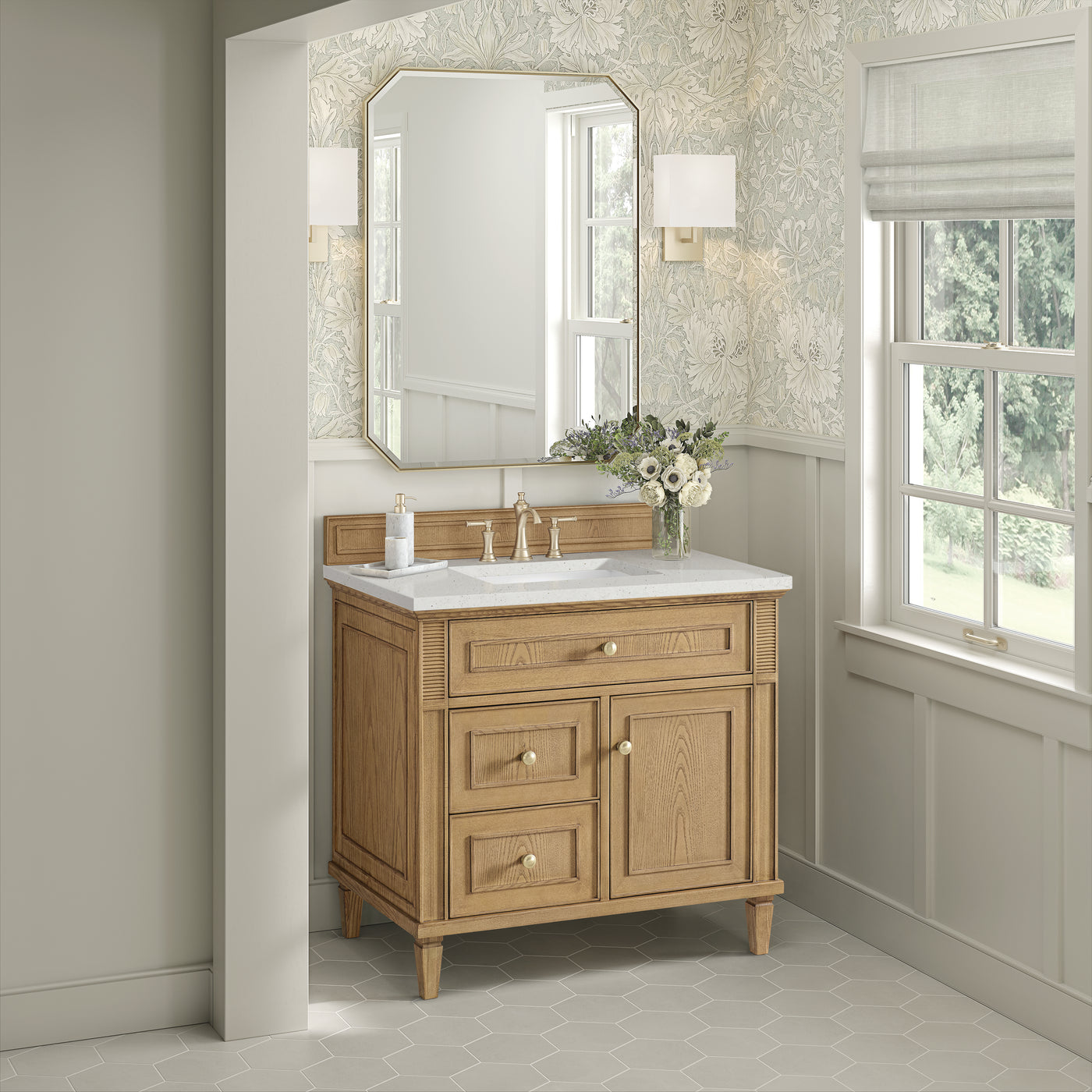 James Martin Lorelai 36" Single Bathroom Vanity, Light Natural Oak, view 26