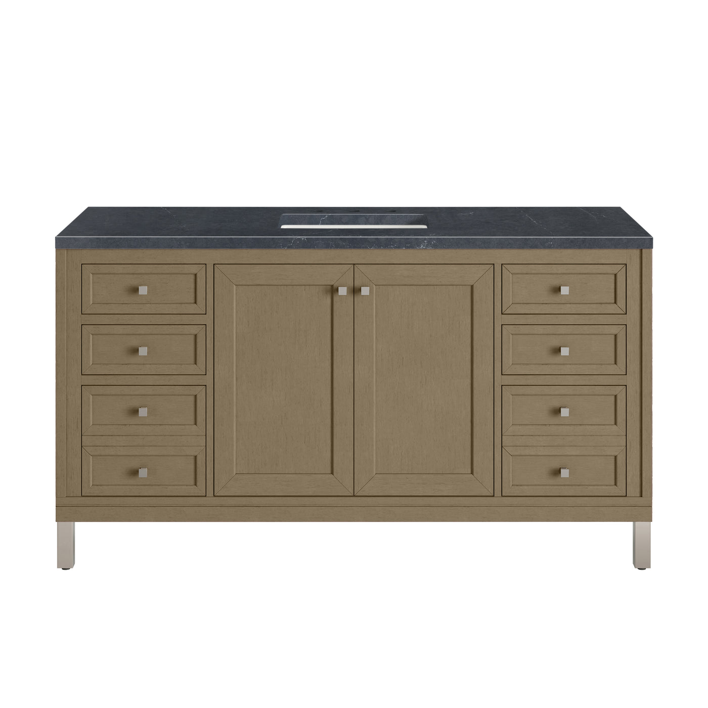 James Martin Chicago 60" Single Bathroom Vanity, Walnut Whisper, view 30