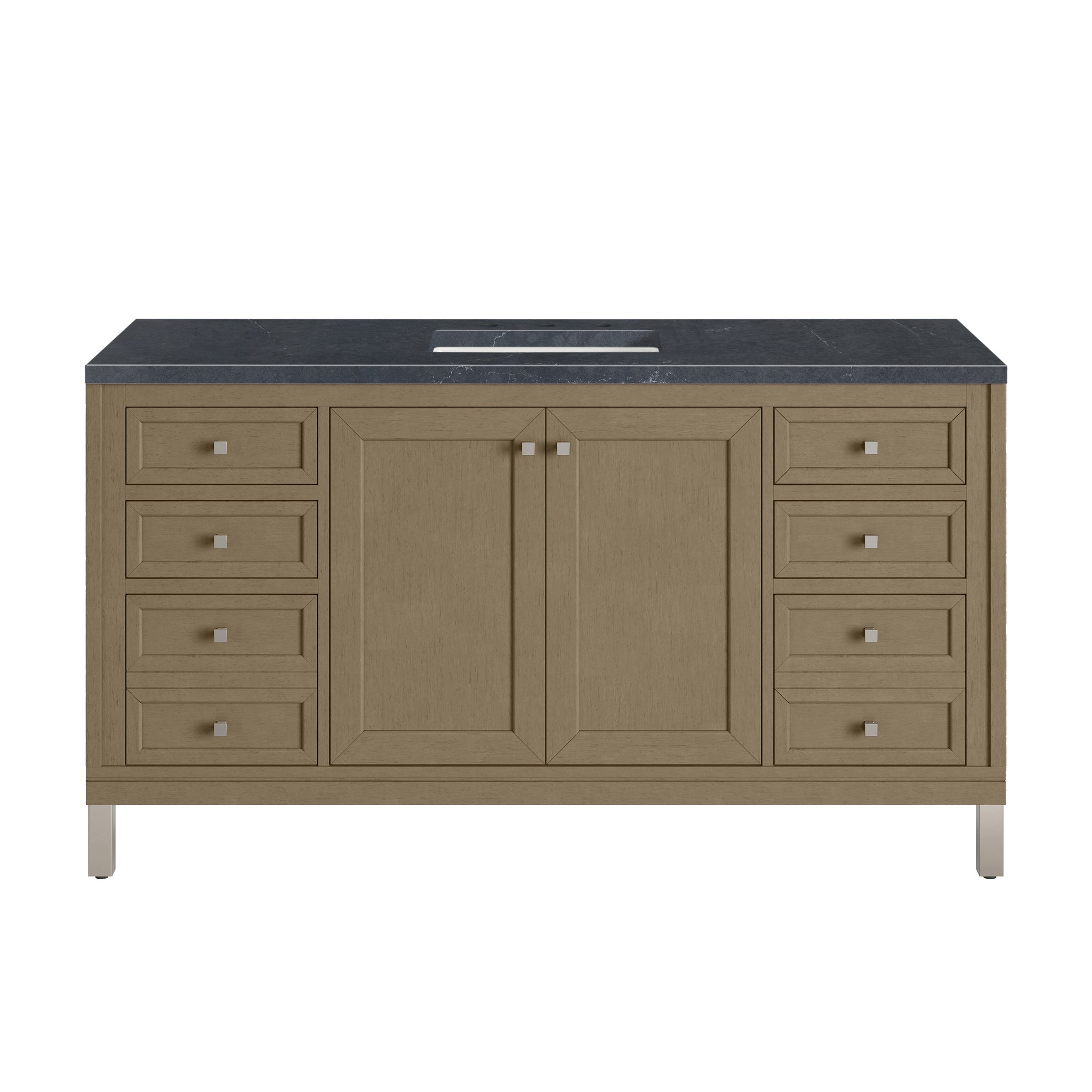 James Martin Chicago 60" Single Bathroom Vanity, Walnut Whisper, view 30