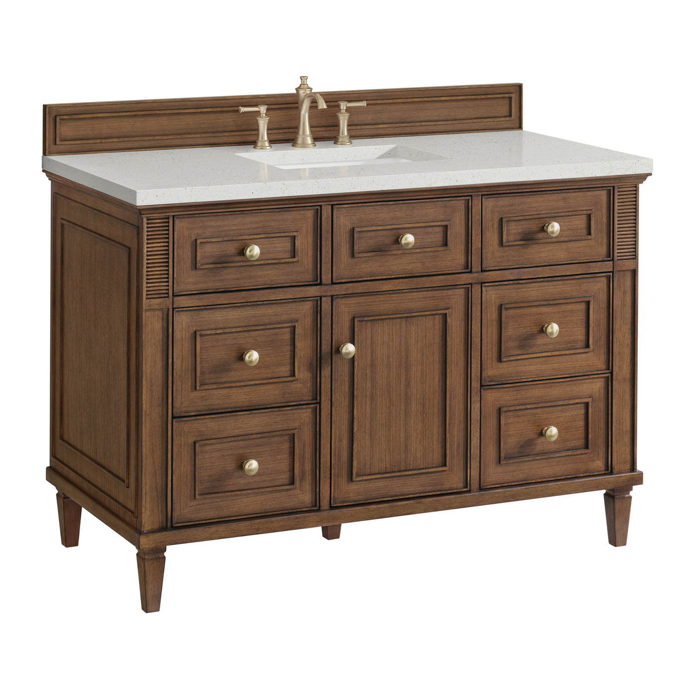 James Martin Lorelai 48" Single Bathroom Vanity, Mid-Century Walnut, view 36