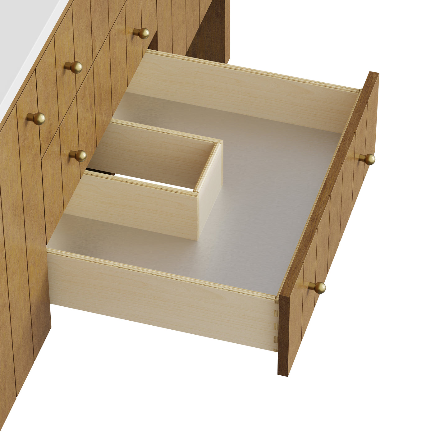 James Martin Hudson 60" Single Bathroom Vanity, Honey Oak, view 29