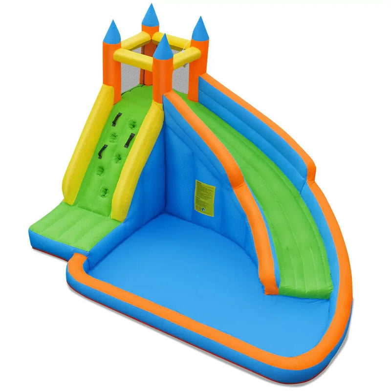 Inflatable Mighty Bounce House Jumper with Water Slide without Blower by DirectDeals