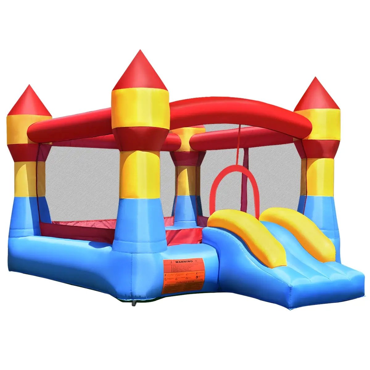Inflatable Bounce House Castle Jumper Without Blower by DirectDeals