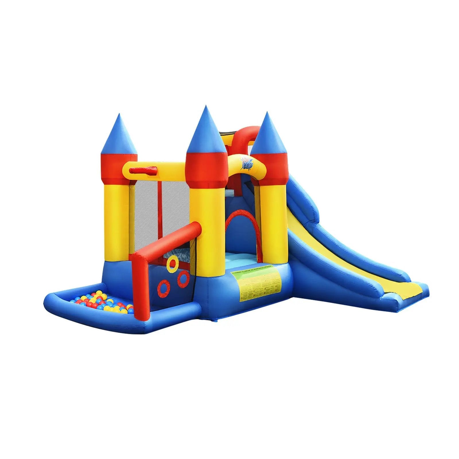 Inflatable Bounce House with Basketball Rim and 780W Blower by DirectDeals