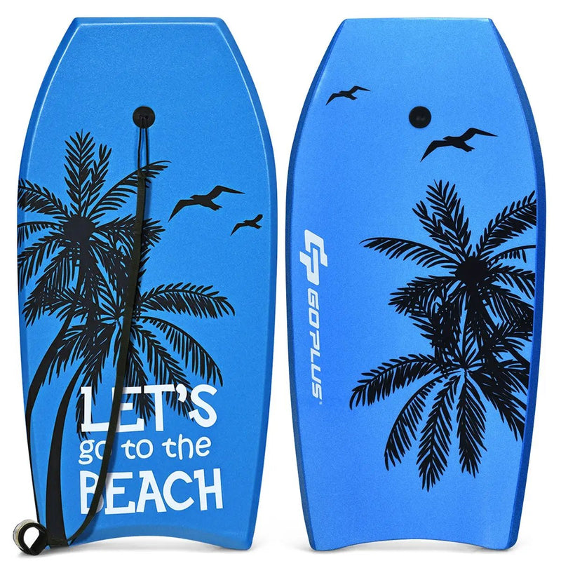 Super Lightweight Bodyboard Surfing with Leash EPS Core Boarding by DirectDeals