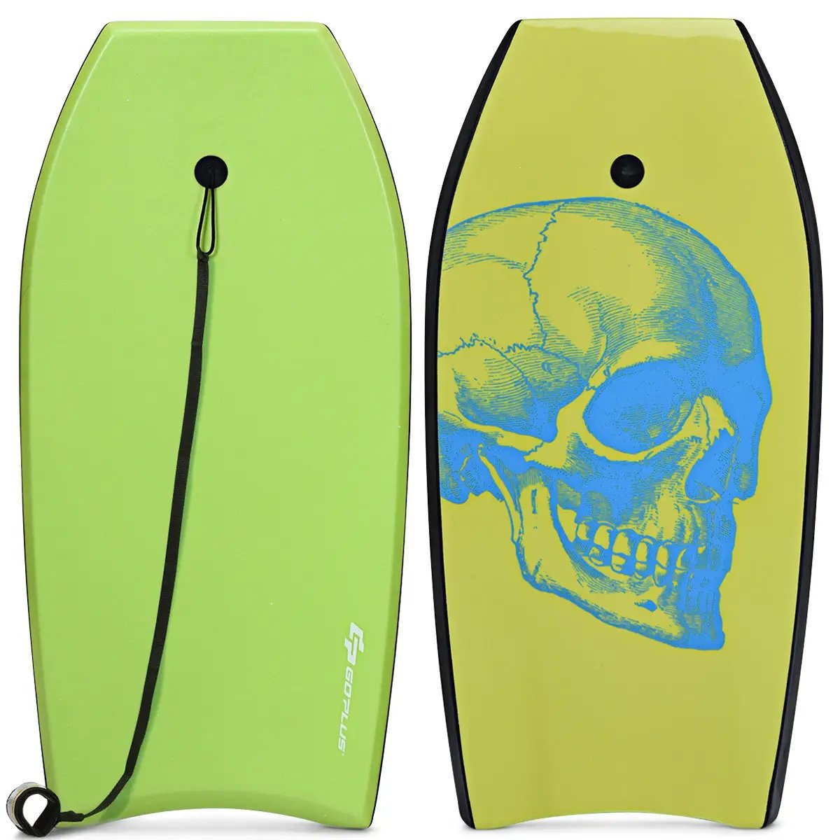 Super Surfing Lightweight Bodyboard with Leash by DirectDeals