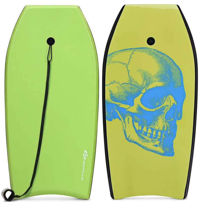 Super Surfing Lightweight Bodyboard with Leash by DirectDeals