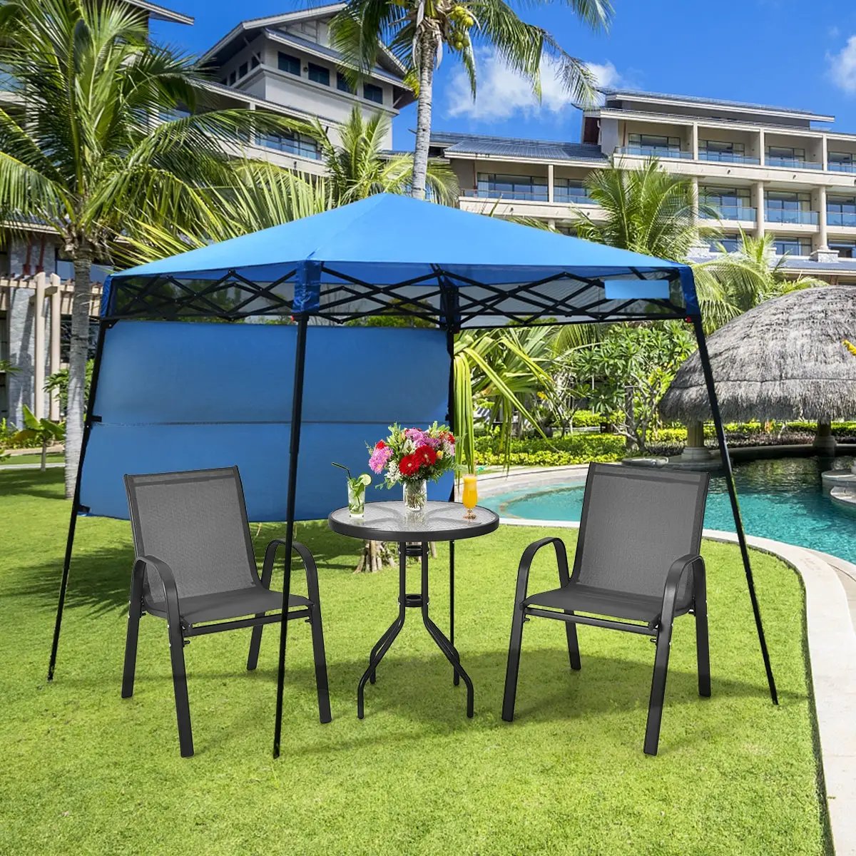 7 x 7 Feet Sland Adjustable Portable Canopy Tent with Backpack, photo 2 of 8