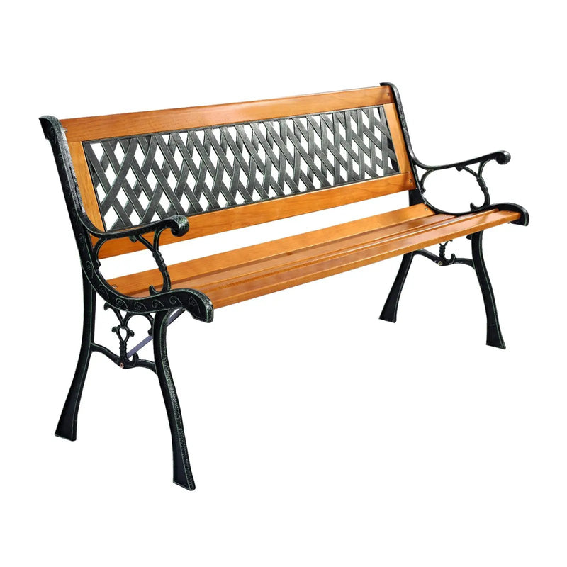 Outdoor Cast Iron Patio Bench by DirectDeals