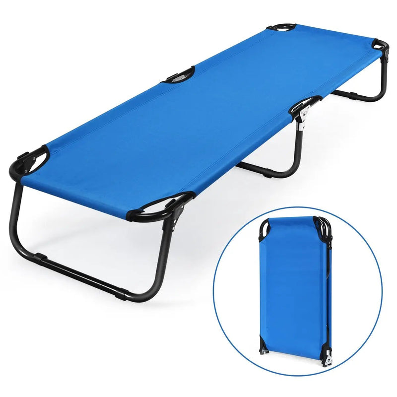 Outdoor Folding Camping Bed for Sleeping Hiking Travel by DirectDeals