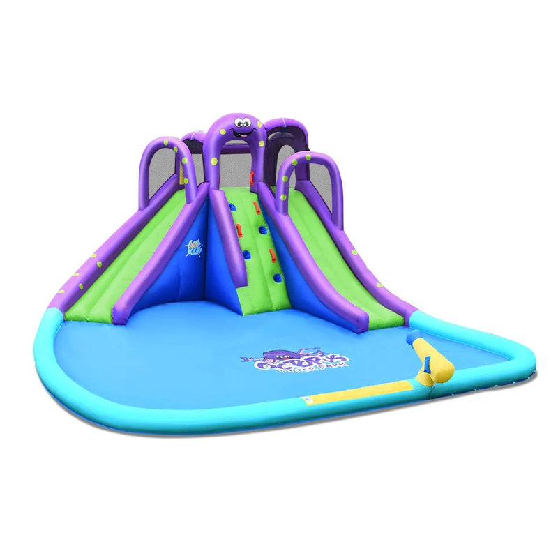 Inflatable Water Park Mighty Bounce House with Pool and 780W Blower by DirectDeals